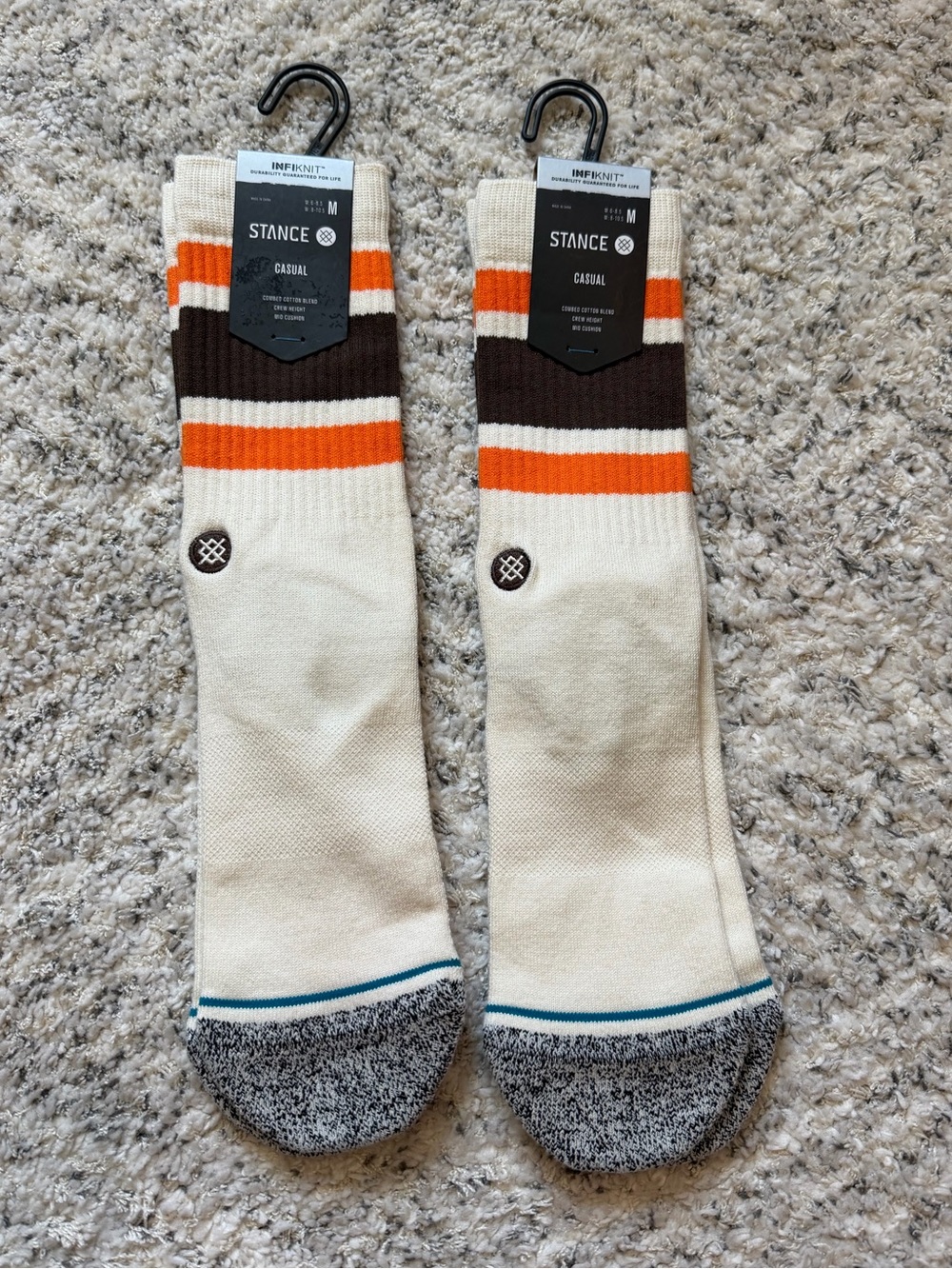 NWT Stance Boyd Socks Casual Crew mid cushion